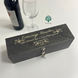 Подарочная коробка для алкоголя с именной гравировкой фото 1