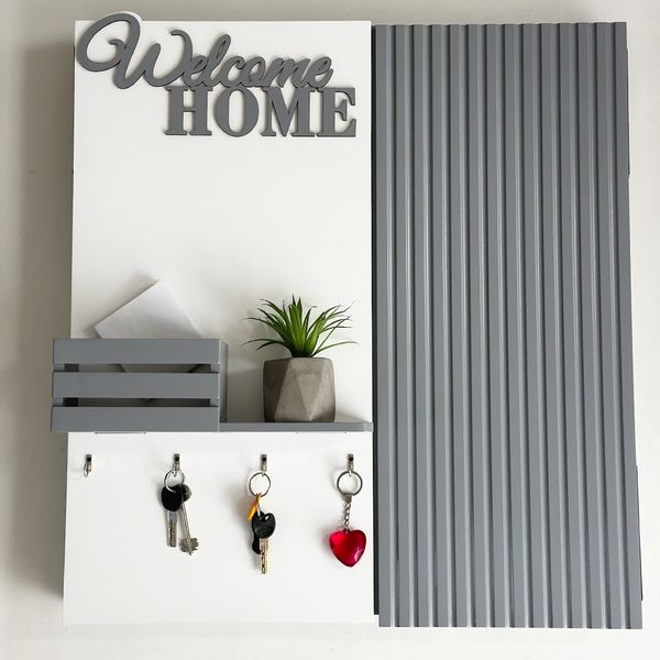 Designer key holder for the panel and intercom "Welcome Home"