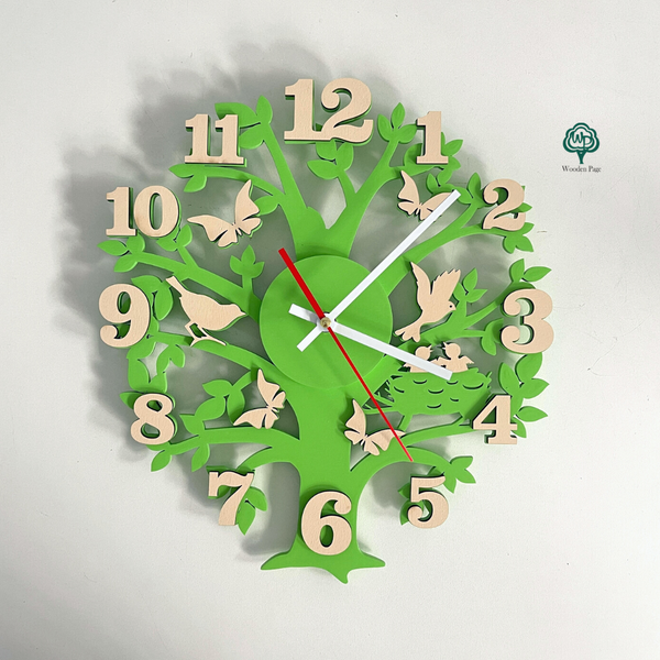 Wall clock for a room to order
