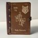 A notebook with a personalized engraving as a gift