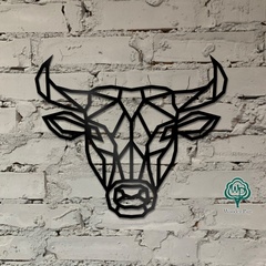Wooden decorative wall panel "Bull"
