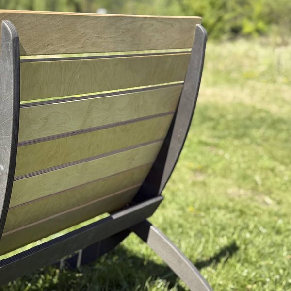 Розкладне дерев'яне крісло для виїзду на природу, пікніка