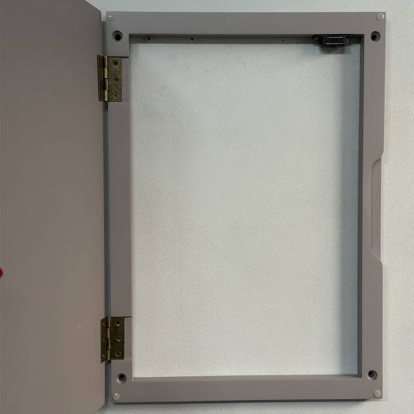 Designer key holder for a shield in mocha color