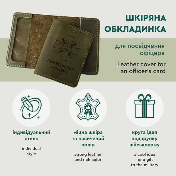 Leather cover for officer's ID