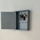 Designer wooden key holder with door