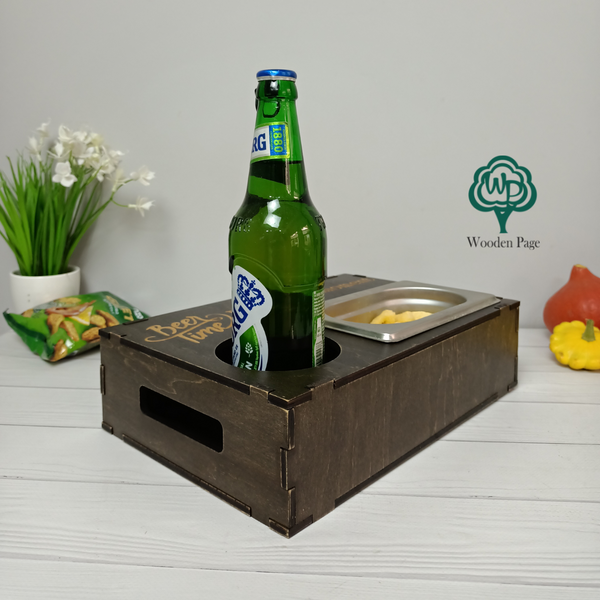 Tray organizer for beer for one container