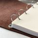 Leather notebook on rings A5 with name engraving