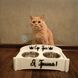 Деревянная именная подставка для кота Lucky фото 2