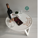 Wine table with personalized engraving