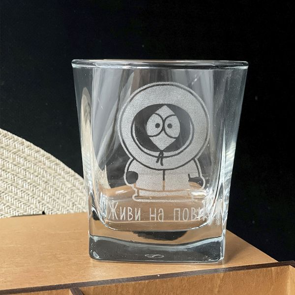 Gift set of glasses with interesting engraving