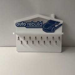 Key holder with company logo