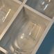 Set of wine glasses with engraving in a box as a gift for a friend