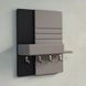 Designer mini wall key holder with shelf