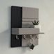 Designer mini wall key holder with shelf
