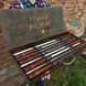 Gift set of skewers for shish kebab, 8 pieces