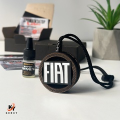 Car air freshener with car brand "Fiat"