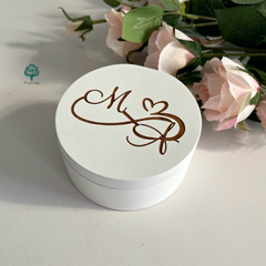 Wedding decorative box for engagement rings
