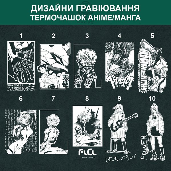 Термокружка в стилі аніме