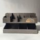 Wooden table stand with logo