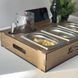 Beer tray with patriotic inscription