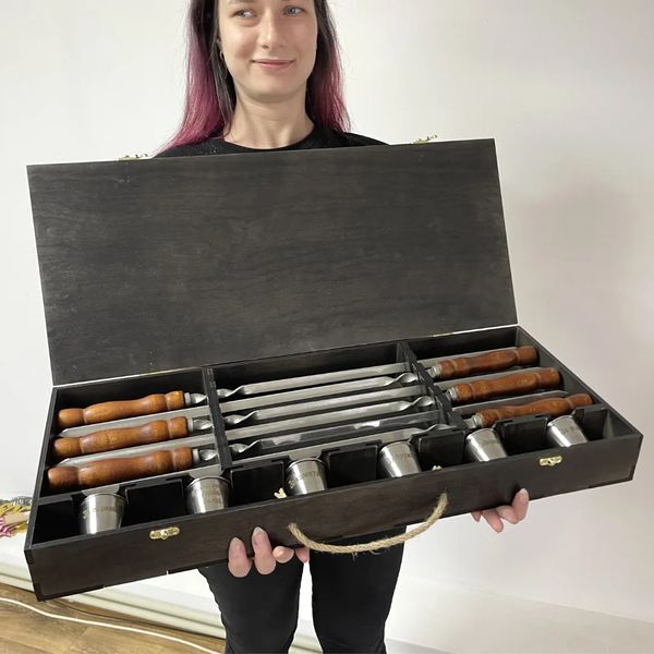 Barbecue set as a gift for a military man