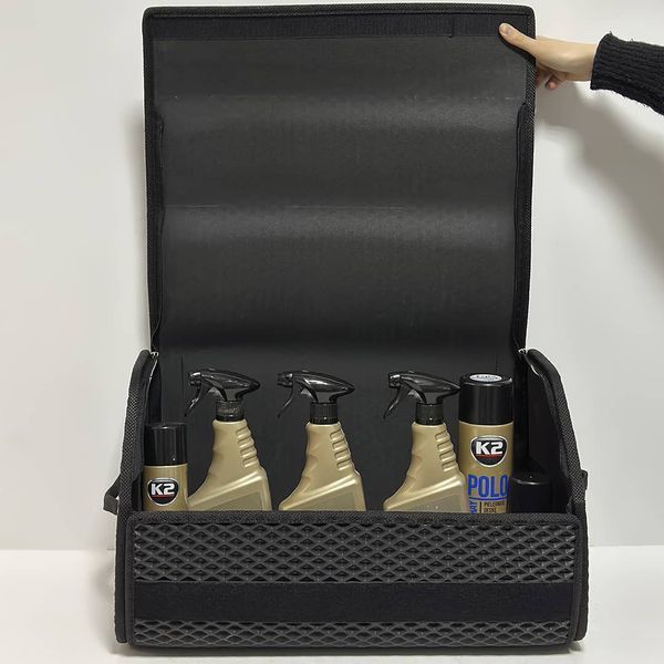 Gift cosmetic bag for car with black organizer "Expert" 1