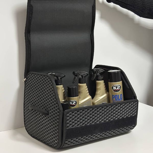 Gift cosmetic bag for car with black organizer "Expert" 1