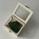 Transparent ring box in milky color