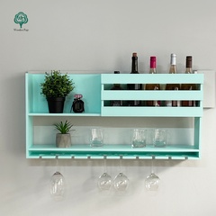Wine shelf in turquoise color Maxi Glory