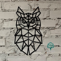 Decorative geometric wall panel “Owl”