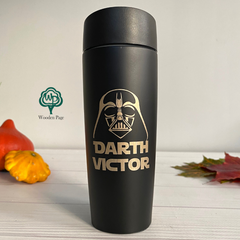 Personalized thermal cup with engraving