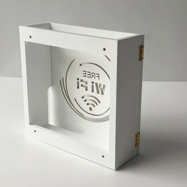 Wall shelf (box) for WI-FI router