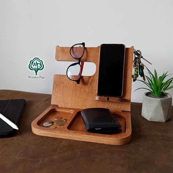 Desk organizer for small items, gift for boss