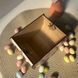 Easter basket for Easter eggs with Easter theme print