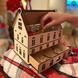 Дитячий іграшковий будиночок з дерева на 2 поверхи фото 3
