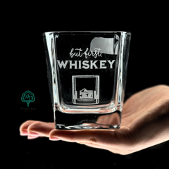 Whiskey glass as a gift
