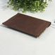 Business card holder with engraving made of genuine leather