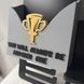 Personalized medal holder for various sports for a boy