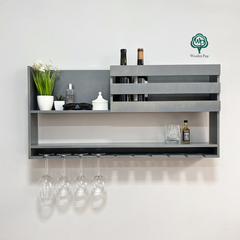 Bar shelf made of wood Maxi Glory