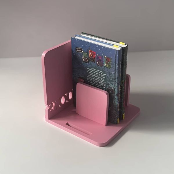 Детская розовая  настольная подставка для книг