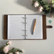 Personalized notebook in wooden cover
