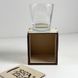 Whiskey glass in a wooden box, gift for groomsmen