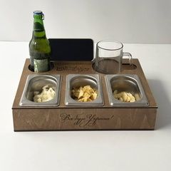 Beer Tray With Engraving As A Gift For Son