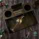 Wooden wine tray for New Year's gift