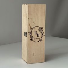 Коробка для винної церемонії без фарбування