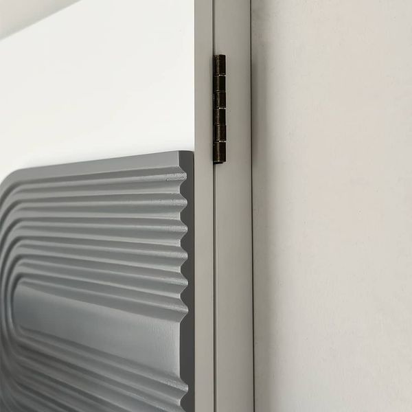 Designer wall key holder on a wooden shield