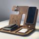 Desk organizer with interesting engraving as a gift for a man