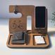 Desk organizer with interesting engraving as a gift for a man