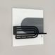 Designer wall key holder on a wooden shield