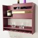 Designer shelf for wine and glasses Glory